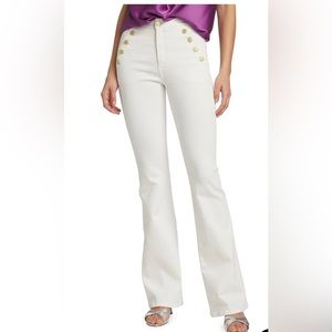 Ramy Brook Helena Flare Size 28 White